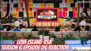 Movie Night  Love Island USA Season 6 Episode 25 Reaction LoveIslandUSA LoveIsland [upl. by Nayab]