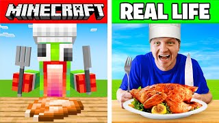 I Cooked Every Minecraft Food in Real Life [upl. by Apilef]