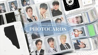 storing new photocards into my binders  300 photocard setup ✧ 05  Stray Kids [upl. by Airrehs407]