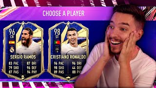 DRAFT CU TOTY LEGENDARI PENTRU REAL MADRID  CRISTIANO RONALDO SI RAMOS  FIFA 21 ROMANIA [upl. by Guise283]