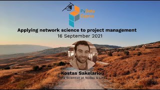 Applying network science to project management [upl. by Napra]