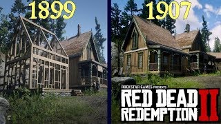 Red Dead Redemption 2  1899 VS 1907 Comparison [upl. by Syman]