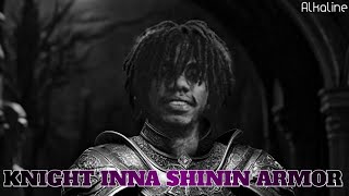 Alkaline  Knight Inna Shinin Armor Official Lyrics Video [upl. by Fachini510]