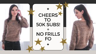 FO NO FRILLS SWEATER  50K SUBSCRIBER QampA [upl. by Karilla]