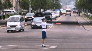 North Korean Traffic Lady [upl. by Aekerly120]