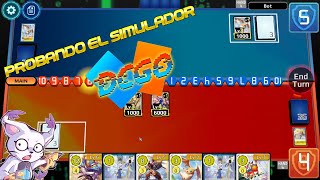 PROBANDO EL SIMULADOR DCGO   DIGIMON CARD GAME  ESPAÑOL  DIGIMON TCG SP [upl. by Norej]