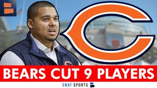 🚨NEWS Chicago Bears Cut 9 Players [upl. by Kcirdorb]