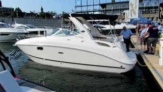 2012 Sea Ray Sundancer 260 Motor Boat  Exterior and Interior  2012 Montreal InWater Boat Show [upl. by Guinna277]