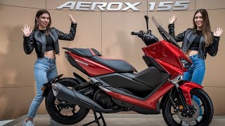 🔥 2025 Yamaha Aerox 155 The Ultimate Sporty Scooter is Here 🛵💨 [upl. by Moishe]