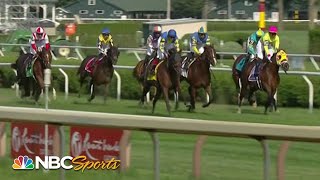 Saratoga Race 9 September 3 2022 ends in wild photo finish FULL RACE  NBC Sports [upl. by Hannon]