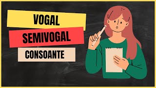 ✅CLASSIFICAÇÃO DOS FONEMAS VOGAL SEMIVOGAL E CONSOANTE  Profª Aline [upl. by Gemoets]