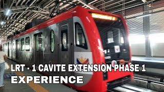 MY LRT 1 CAVITE EXTENSION PHASE 1 RIDE EXPERIENCE [upl. by Eneiluj16]