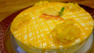 AMAZING MANGO BAVARIAN CREAM RECIPE  MANGO BAVAROIS  Delicious Mango Dessert  Ivons Kitchen [upl. by Teerpnam420]