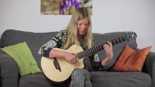 Muriel Anderson on a Brunner Compact smallbody fullscale guitar [upl. by Bartholomeus]