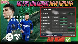 🟢FC Mobile 60FPS Unlock 🔥101 60fps✅  🚫GLTOOLS🚫F1VM🌟NewApp🌟 [upl. by Nola]