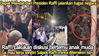 Raffi dapat Mandat dari Presiden Jalankan tugas Sebagai UKP berdiskusi dengan masyarakat langsung [upl. by Tera]