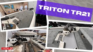 Restoring a fishing boat  Triton TR21  EP 3  GatorStep Install [upl. by Pratte484]