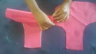 Blouse Cutting ब्लाउज काटना आसान [upl. by Lihcox]