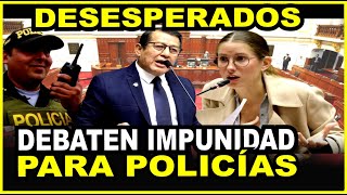 🔴CONGRESISTAS DESESPERADOS DEBATEN DICTAMENES DE IMPUNIDAD PARA POLICIAS [upl. by Alilad]