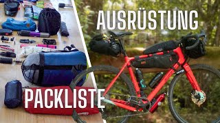 Bikepacking Sommer PACKLISTE [upl. by Boyse]