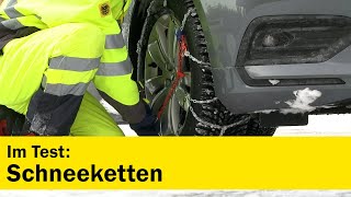 Test Schneeketten amp Co im Vergleich 2021  ÖAMTC [upl. by Hashum]