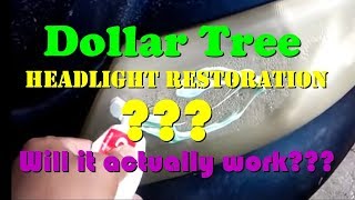 Headlight Restoration Using Toothpaste  How To Restore Headlights Using Toothpaste [upl. by Blisse]