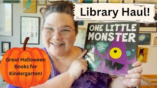 Great Halloween Books for Kindergarten  Library Haul October 2024 [upl. by Falconer830]