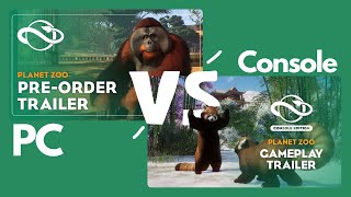 Planet Zoo Trailer Comparison  PC vs Console Edition [upl. by Larok]