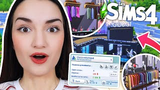 JOUVRE UN MAGASIN DE LUXE clients difficiles  🛍  Sims 4 Au Travail [upl. by Veta]