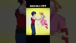 GREW TOO FAST 😱  anime animemoments [upl. by Wemolohtrab]