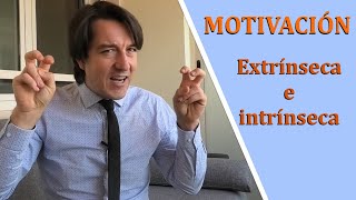 Tipos de motivación Extrínseca e intrínseca [upl. by Swirsky]