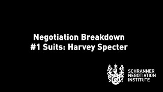 Negotiation Breakdown 1 Harvey Specter [upl. by Nahtnaoj]