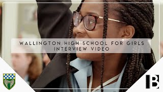 Wallington High School for Girls  Interview Video [upl. by Assital]