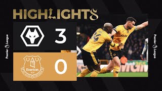 Finishing 2023 in style  Wolves 30 Everton  Highlights [upl. by Aivilys]