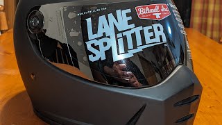 Biltwell Lane Splitter review motorcyclehelmetreview biltwell lanesplitter helmetreview [upl. by Nylirrehs]