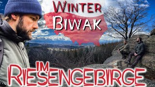 Winter Biwak in Polen Overnighter im Riesengebirge bei 0° overnight biwak [upl. by Ainegue819]