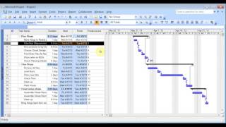 Microsoft Project 2007 Pt 1 Tasks [upl. by Henig780]