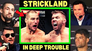 UFC Fighters quotPredictquot Sean Strickland vs Dricus Du Plessis  UFC 297 [upl. by Ronaele]