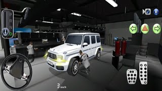 New White Mercedes G63 SUV in Racing Track Repair Shop  3D Driving Class 2024  Android Gameplays [upl. by Carmina]