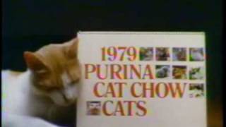 Purina Cat Chow  quotCalendar Catsquot Commercial 1978 [upl. by Aloysius]