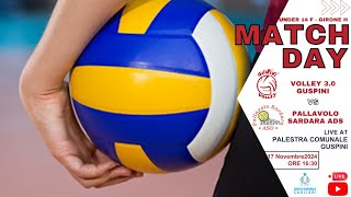 Under 14 F  Girone H  VOLLEY 30 GUSPINI vs PALLAVOLO SARDARA ASD [upl. by Nolava]