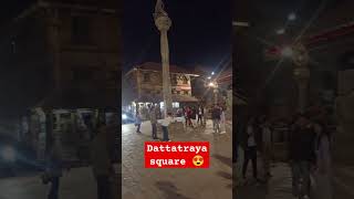 Night view of dattatraya square Bhaktapur natural temple heritage youtubereels [upl. by Juster]