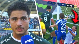 JUSEF ERABI INTERVJU  IFK GÖTEBORG 01 HAMMARBY IF [upl. by Eiznekcam]