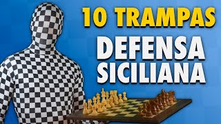 10 TRUCOS para GANAR con la DEFENSA SICILIANA [upl. by Ahsatsana]