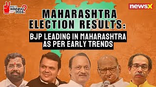 Maharashtra Election Results BJP Leading in Maharashtra as Per Early Trends  NewsX [upl. by Nailil]