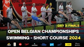 Day3 FINALS Open Belgian Championships Swimming short course [upl. by Nivej]