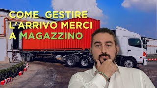 sistema per gestione merce in arrivo al tuo magazzino [upl. by Nerte]