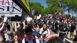 Campus has NEAR RIOT because of preachers  National Street Preacher Conference [upl. by Eatnuahs376]