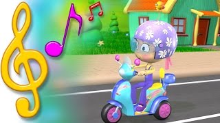 TuTiTu Songs  Scooter Song  Songs for Children with Lyrics [upl. by Herrera694]