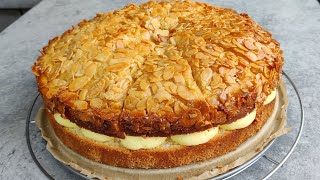 BIENENSTICH Torte  Kuchen  Rezept  Dessert [upl. by Hescock]